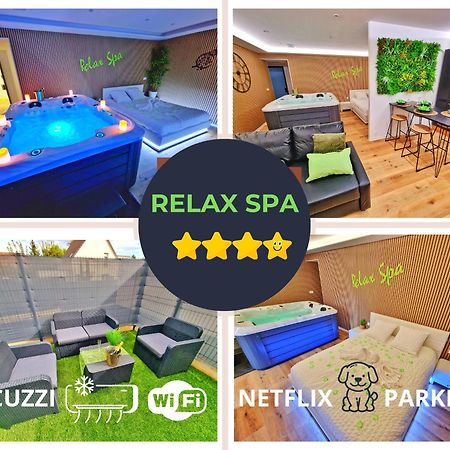Relax Spa-4 Pers-Jacuzzi-Parking-Jardin-Clim-Colmar Muntzenheim Buitenkant foto