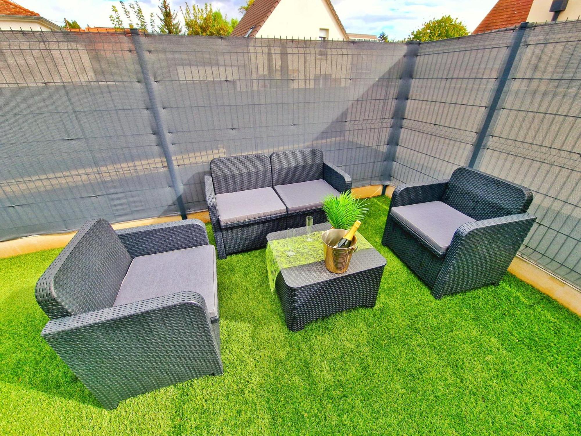 Relax Spa-4 Pers-Jacuzzi-Parking-Jardin-Clim-Colmar Muntzenheim Buitenkant foto